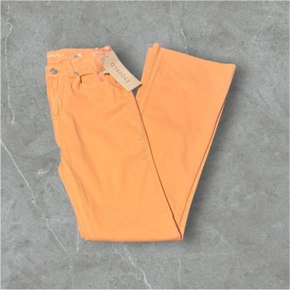 Esqualo Flared Denim Pants - Picture 1 of 4